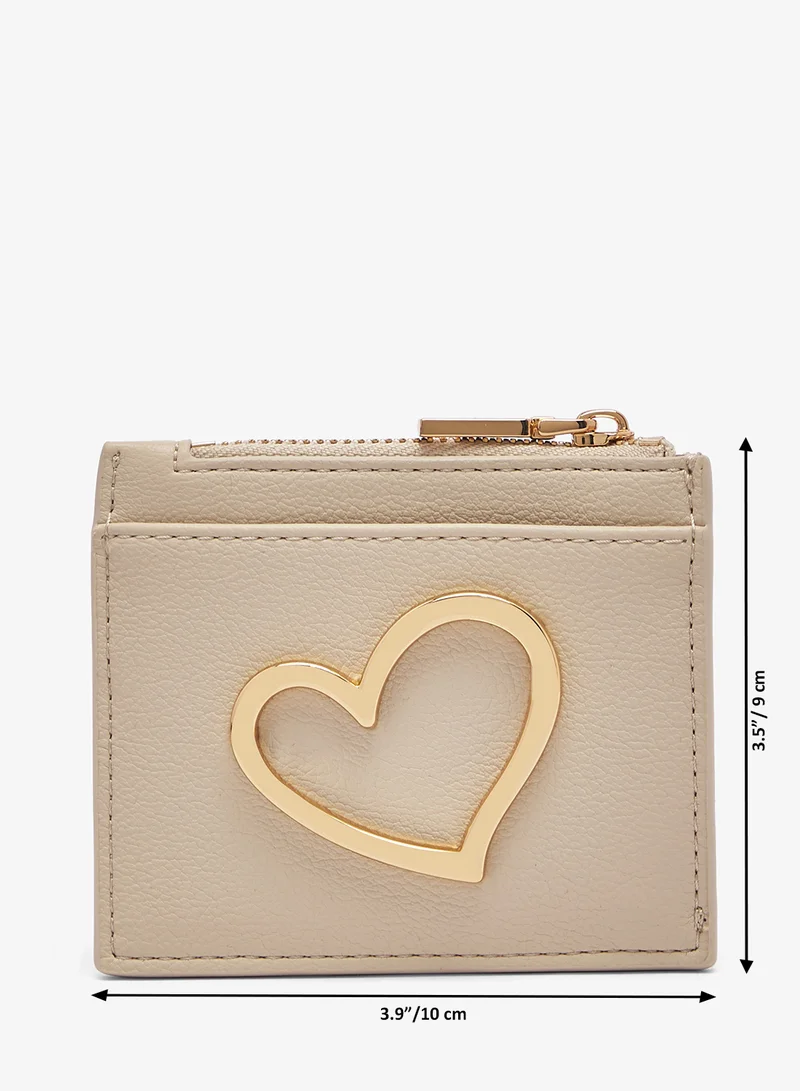 Love Moschino  Heart Turnlock PU Wallet for Women | Best Price UAE